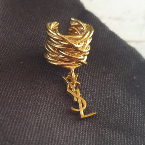 Saint Laurent Jewelry - Saint Laurent Opyum Monogram Earring CUFF